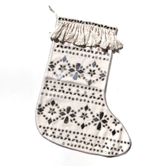 Free People Mirror Christmas Stocking - Picture 1 of 5